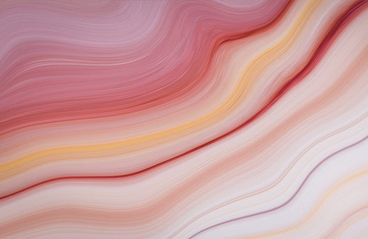 Pink Streamline wave Wallpaper Mural for wall decor