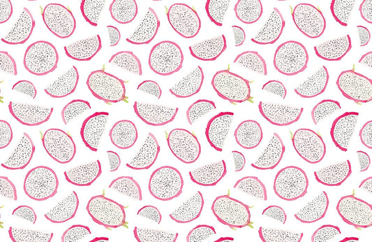 Pitaya Pattern Fruit Wallpaper Home Decor