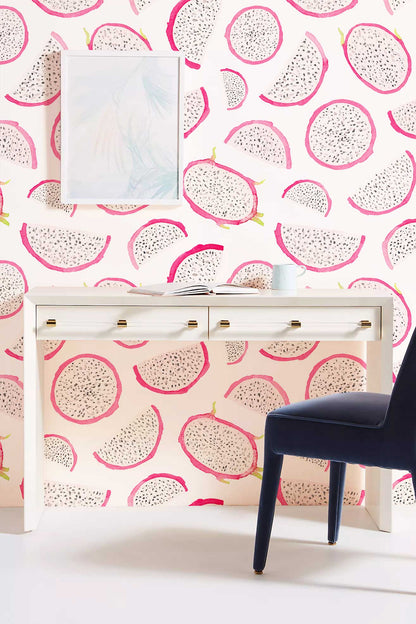 Pitaya Pattern Mural Wallpaper Custom Design Art