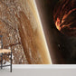 Planet of deep Space Wall Mural for room decor