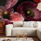 flower petal wallpaper mural living room decor