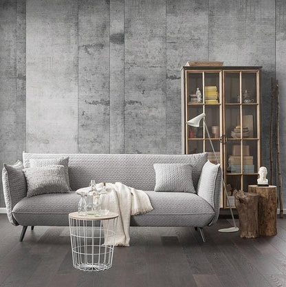 Premium quiet grey wallpaper mural-4
