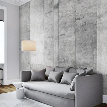 gray cement wallpaper mural home decor