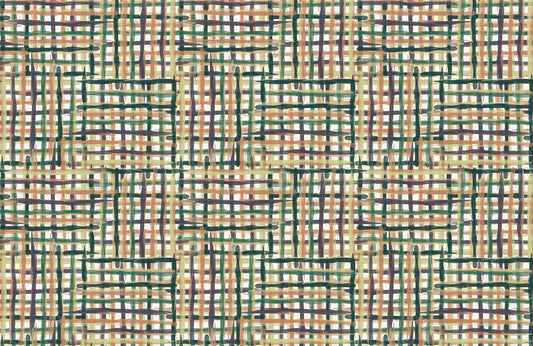 Preppy Stripe Pattern Colorful Wallpaper Home Interior