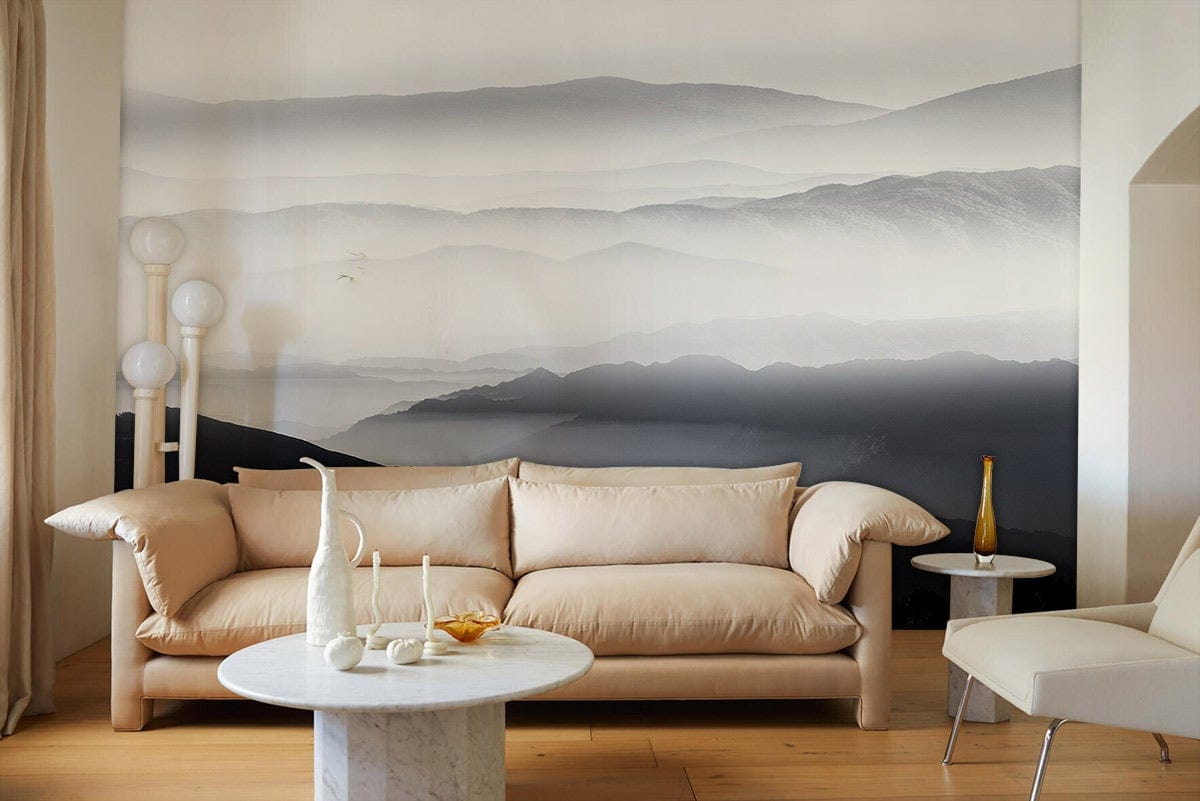 Black Mountain Custom Wallpaper Interior