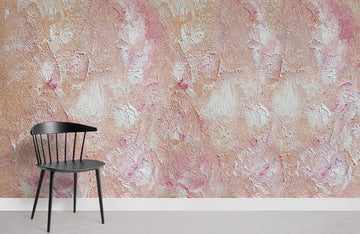 Abstract Pink Textured Mural Wallpaper