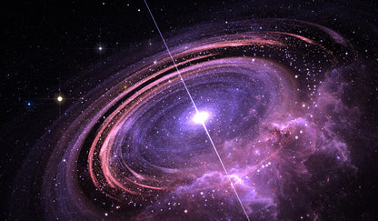 shining galaxy purple Wallpaper Mural for wall