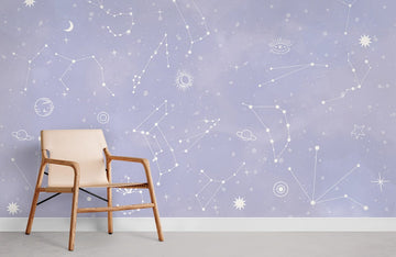 Celestial Constellation Starry Wall Mural