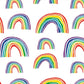 Rainbow Pattern Wallpaper For Home Decor