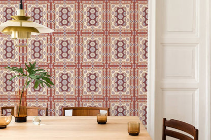 Rectangle Patterns Wallpaper Mural Decoration Art