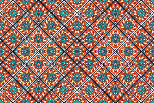 wallpaper with multi-colored vectors and illusions