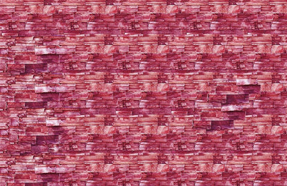 Rustic Red Brick Effect Wall Mural Wallpaper