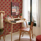 red vectors wallpaper for the home office or living room