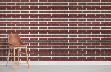 Rustic Red Brick Wallpaper Mural