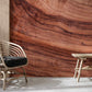 Reddish Brown Wood Grain Wallpaper for Home Decoration