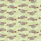Charming Sloth Green Nursery Mural Wallpaper