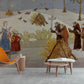 people pray to god together for beautiful things wall murals for hallway