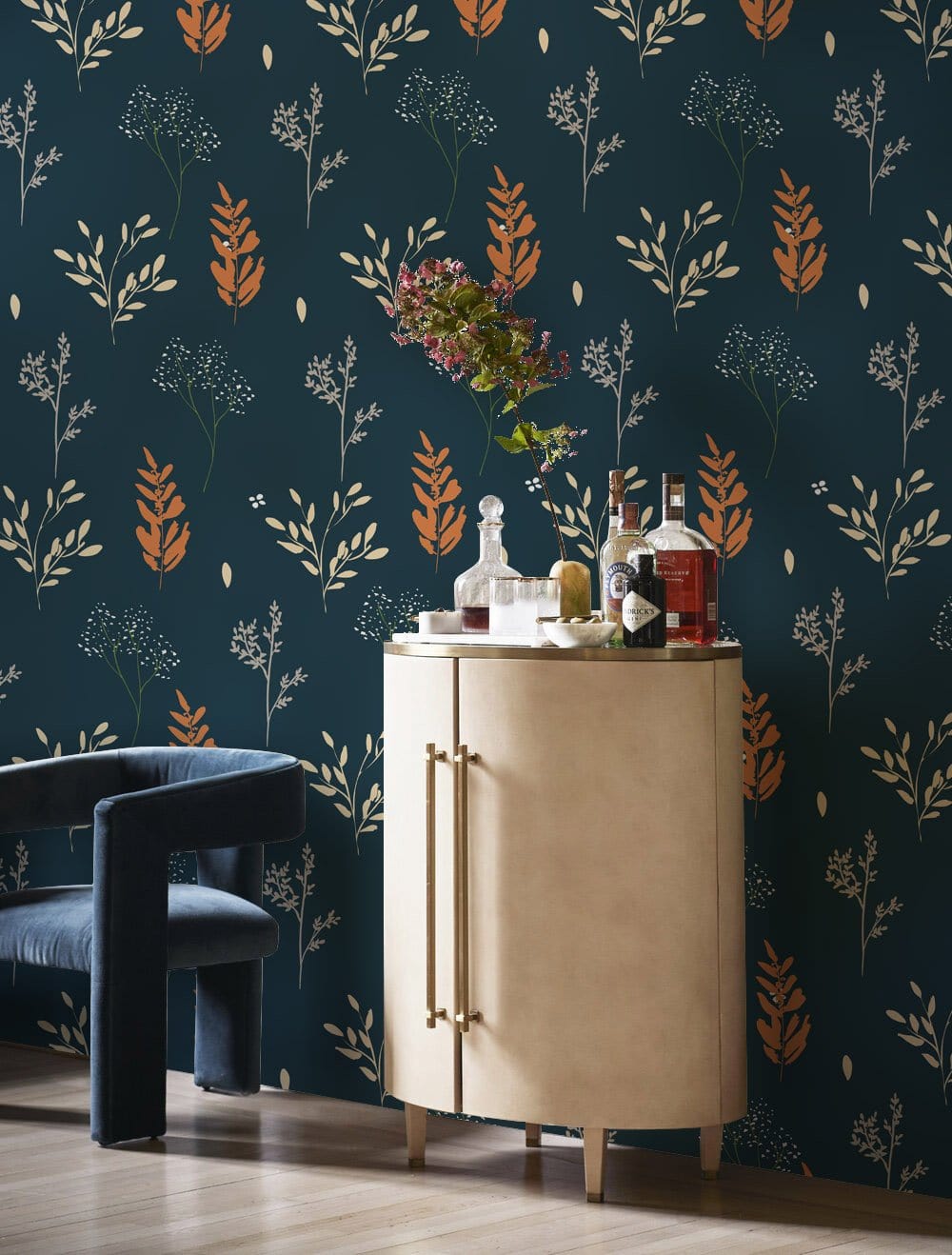 Decorate your living room with this Rice Ears Pattern Wallpaper Mural.
