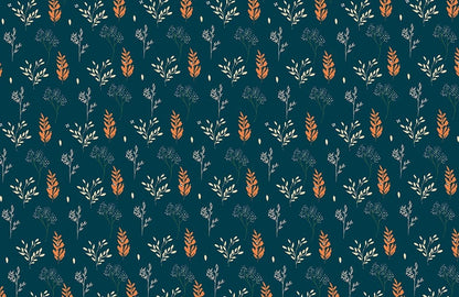 Wallpaper mural with a rice ears pattern, perfect for use as home decor