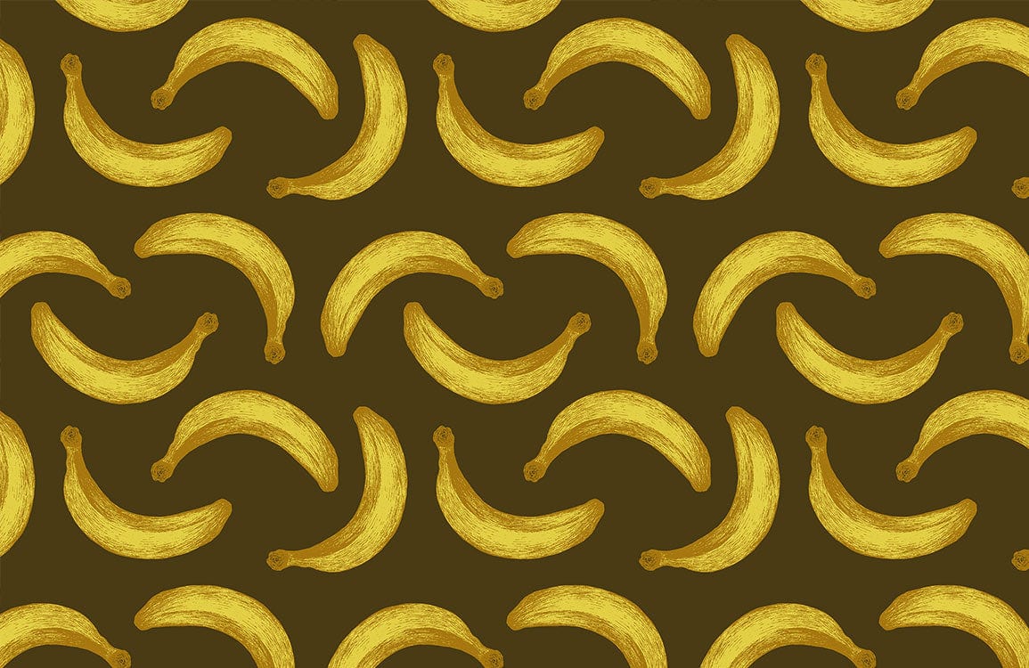 Banana pattern fruit Wallpaper Mural for wall