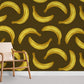 Banana pattern fruit Wallpaper Mural for Room decor