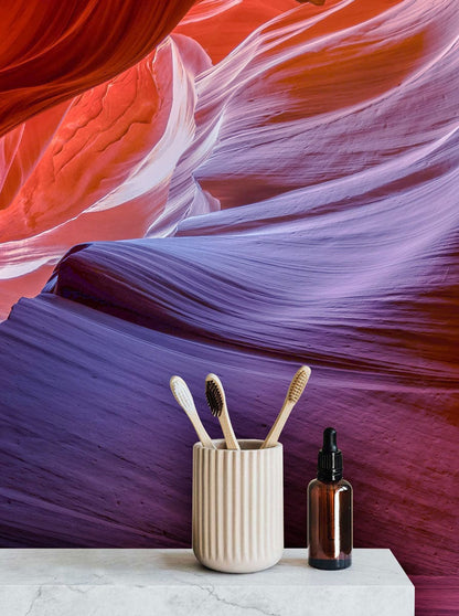 stunning rock landscape wallpaper mural for room decor