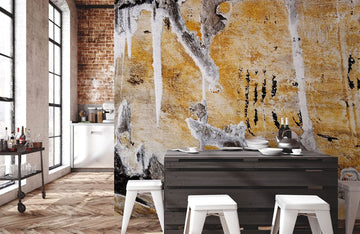 Abstract Earth Tone Art Mural Wallpaper