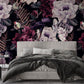 Peony-themed Bedroom Wall Mural with Romantic Peony Wallpaper