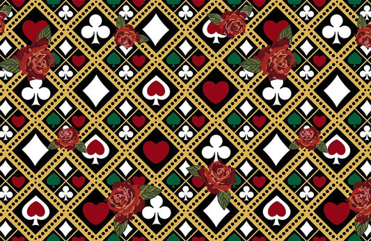 wallpaper with antique roses and flowers