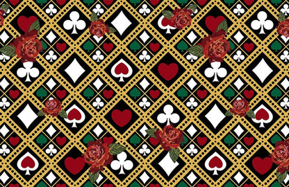wallpaper with antique roses and flowers
