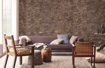 Rustic Textured Stone Wallpaper Mural
