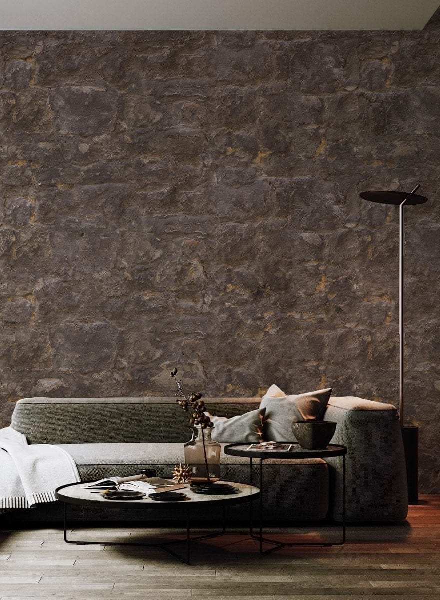 rugged surface wall mural for lounge decoration