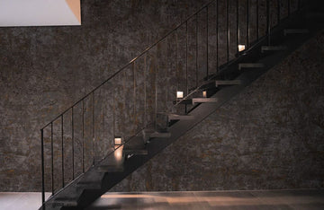 Texture Murale in Cemento Metallico Industriale