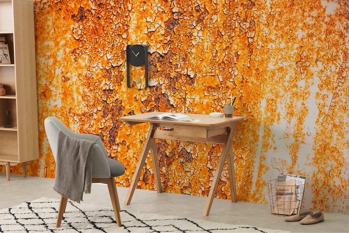 Serious Rust Industrial Wall Murals for office decor