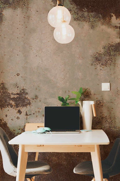 Rust & concrete Industrial Photo Wallpaper for office