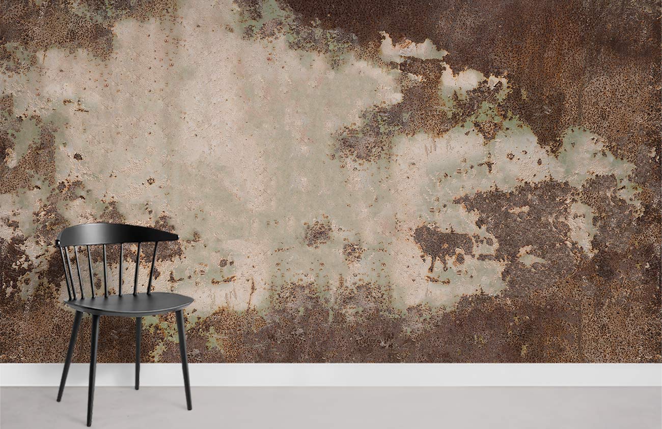 Rust & concrete Industrial Photo Wallpaper for Room decor