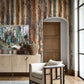 Rusted effect Industrial Mural Wallpaper for living room