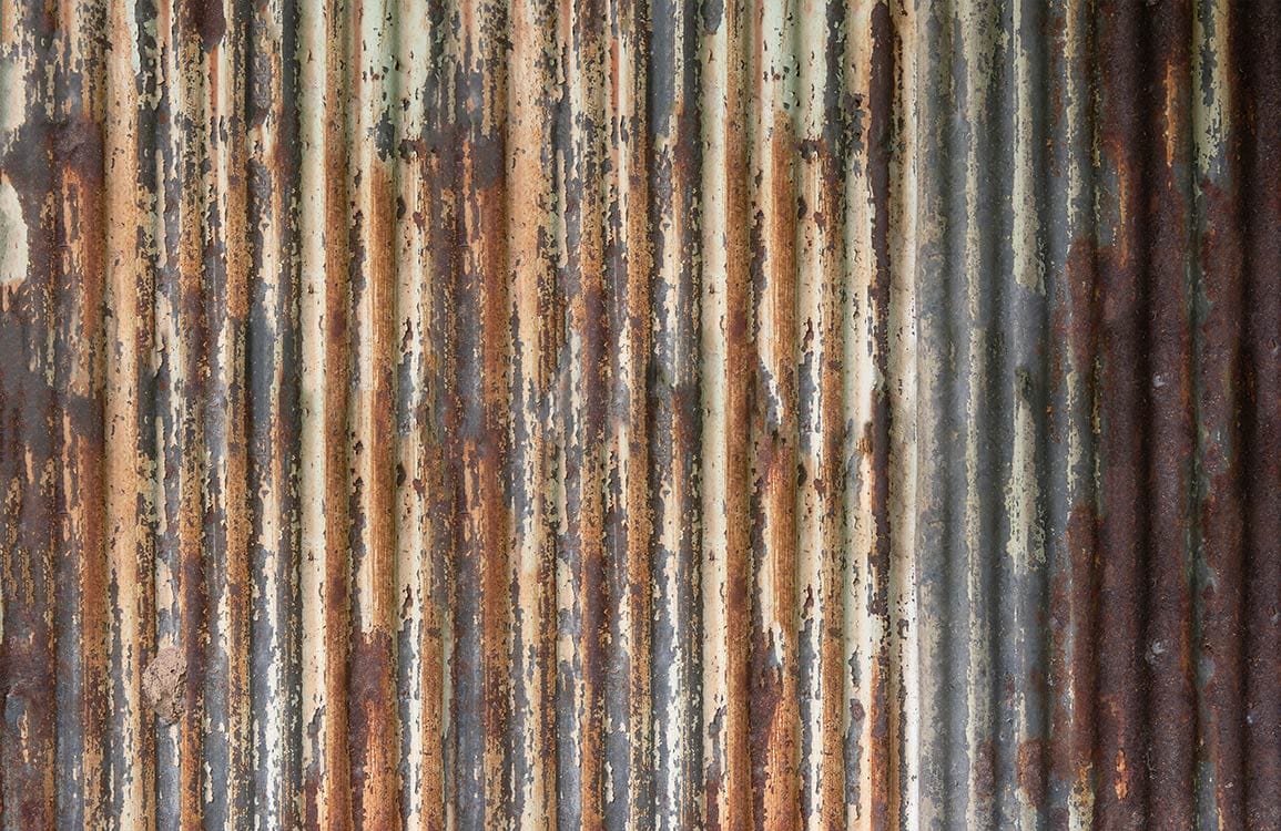 Rusted effect Industrial Mural Wallpaper for wall