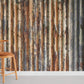 Rusted effect Industrial Mural Wallpaper for Room design