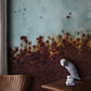 Rust Wave metal effect wall Mural for hallway decor