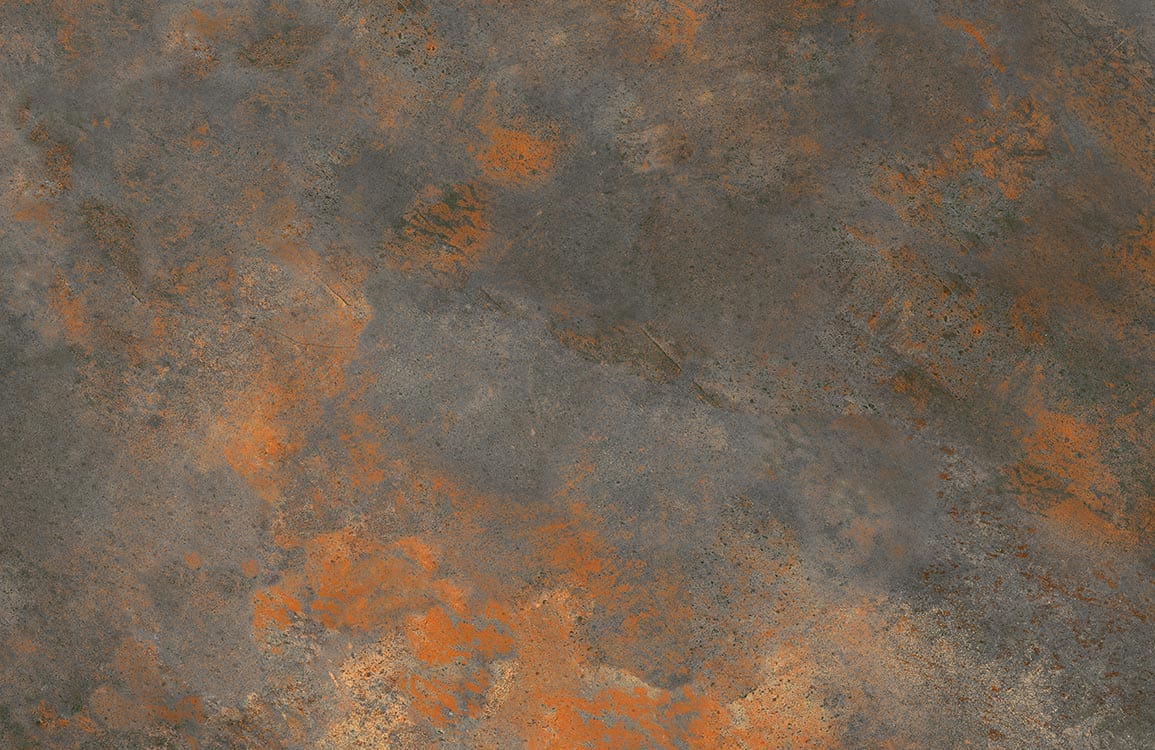 Rustic Industrial Orange Concrete Mural Wallpaper