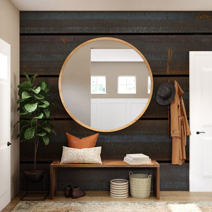 Rustic Iron Track Wallpaper Mural Art