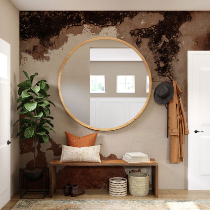 Rusted Iron Wall Wallpaper Mural for the Decoration of the Hallway