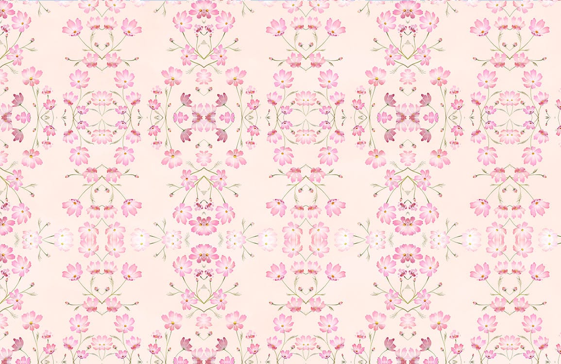 Sakura Flower Pink Aesthetic Wallpaper Mural Art Design