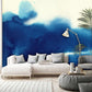 unique and fresh blue wall mural for room