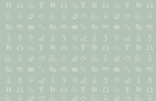 Miniature Patterns Ocean Life Wallpaper Mural for Interior Design of Homes
