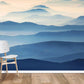 Wallpaper mural with a sea of clouds, perfect for use in home decor