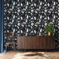 Wallpaper Mural with a Seamless Terrazzo Marble Pattern for the Hallway Decor