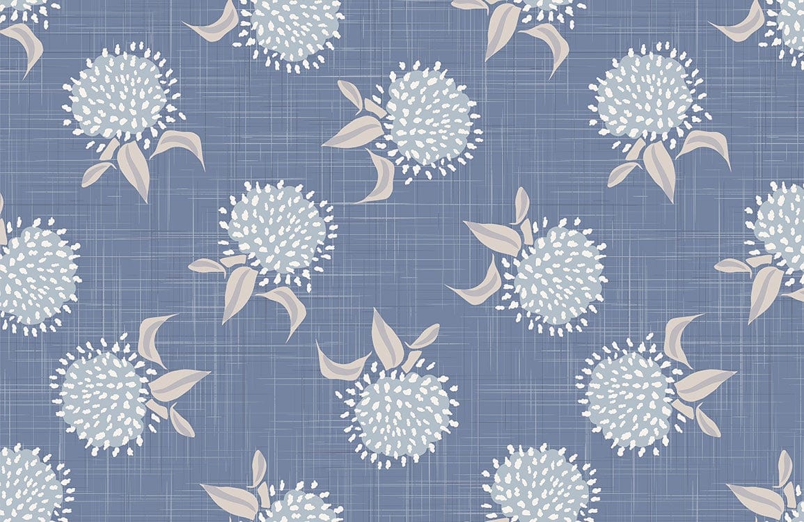 Shabby Dandelion Flower Mural Custom Wallpaper Design