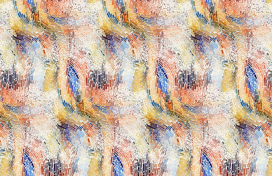Colorful Twist  Pattern Abstract Wallpaper Home Decor